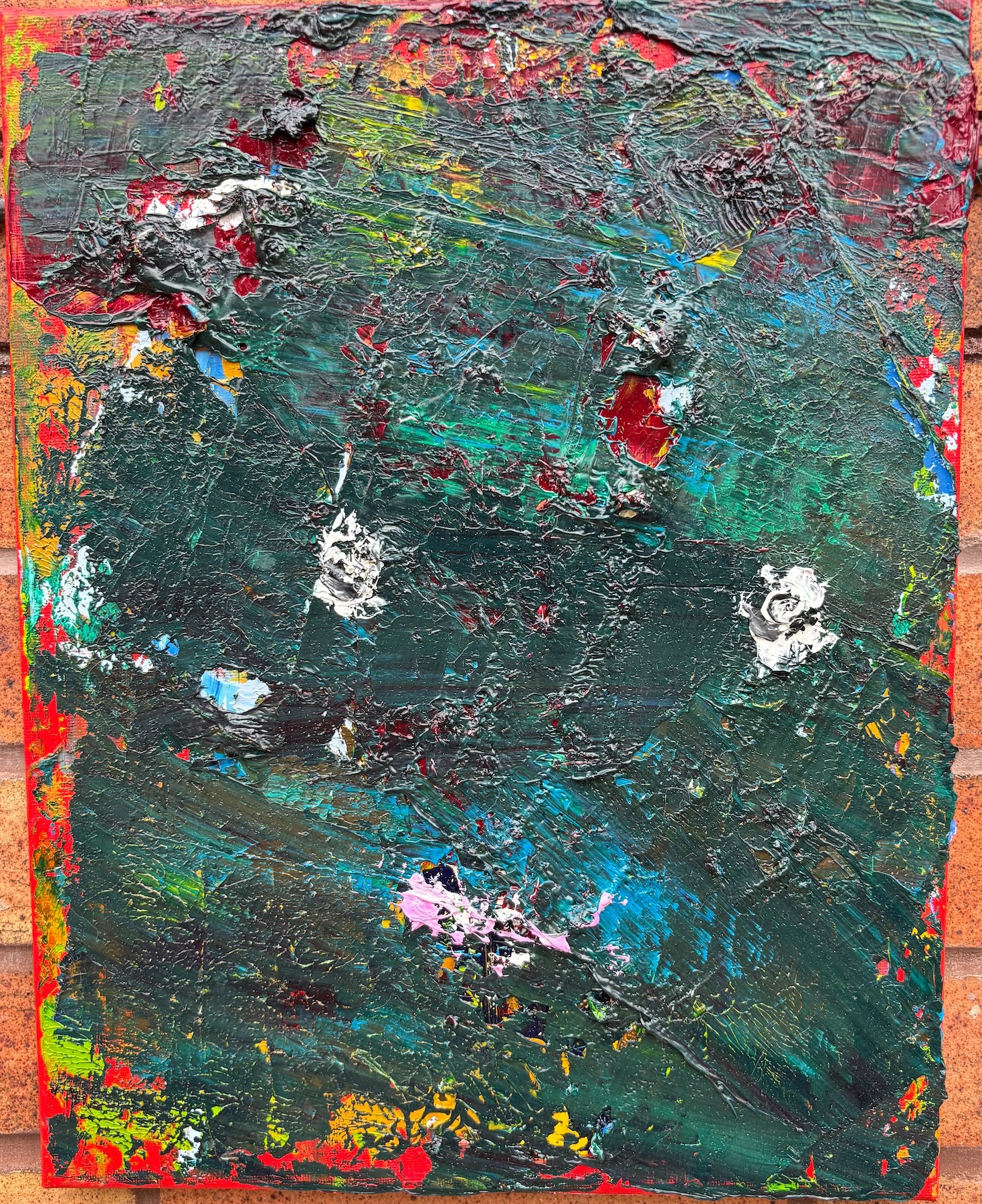 Face Phalo oil painting by Emily Levin