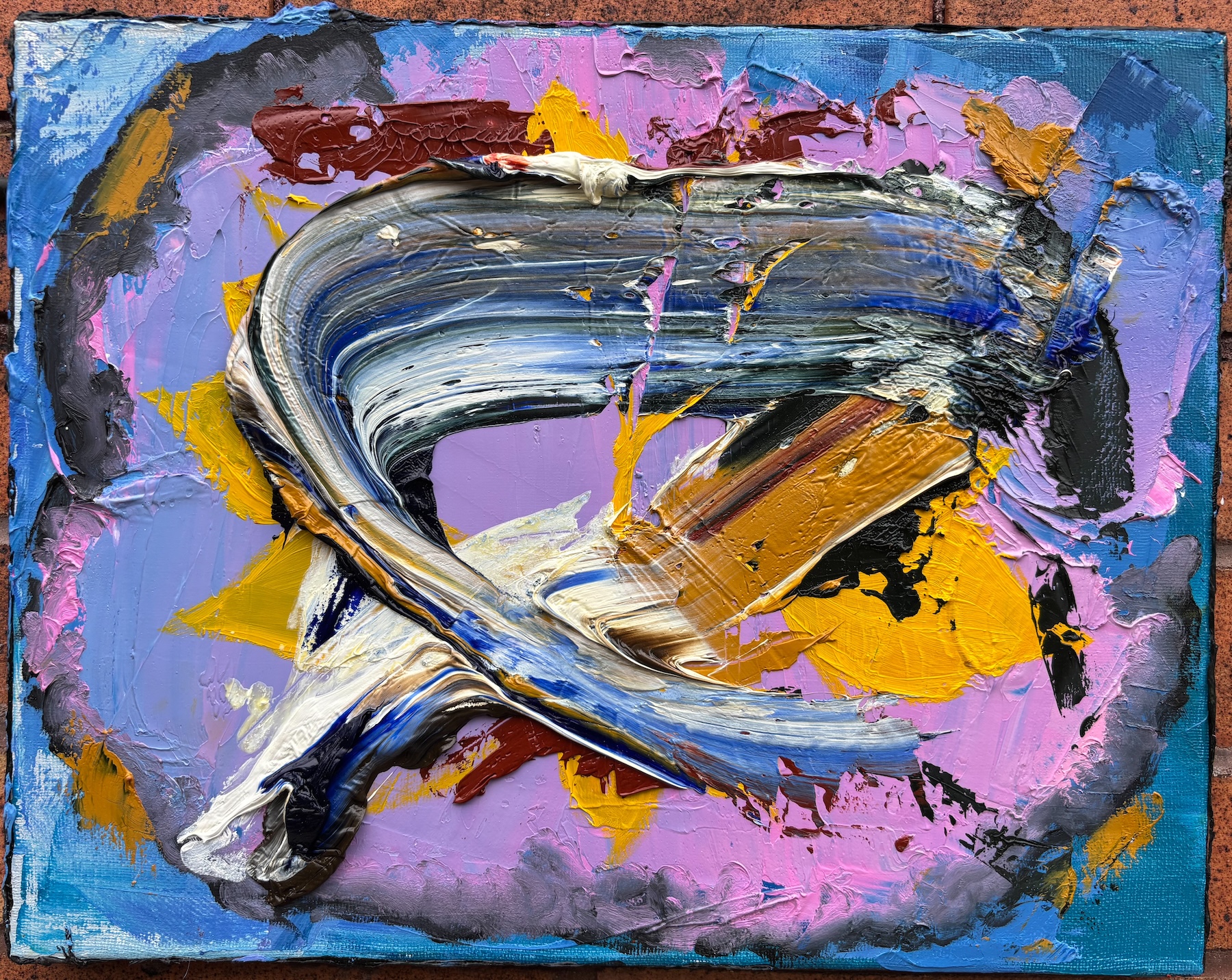 Super Hero oil painting by Emily Levin