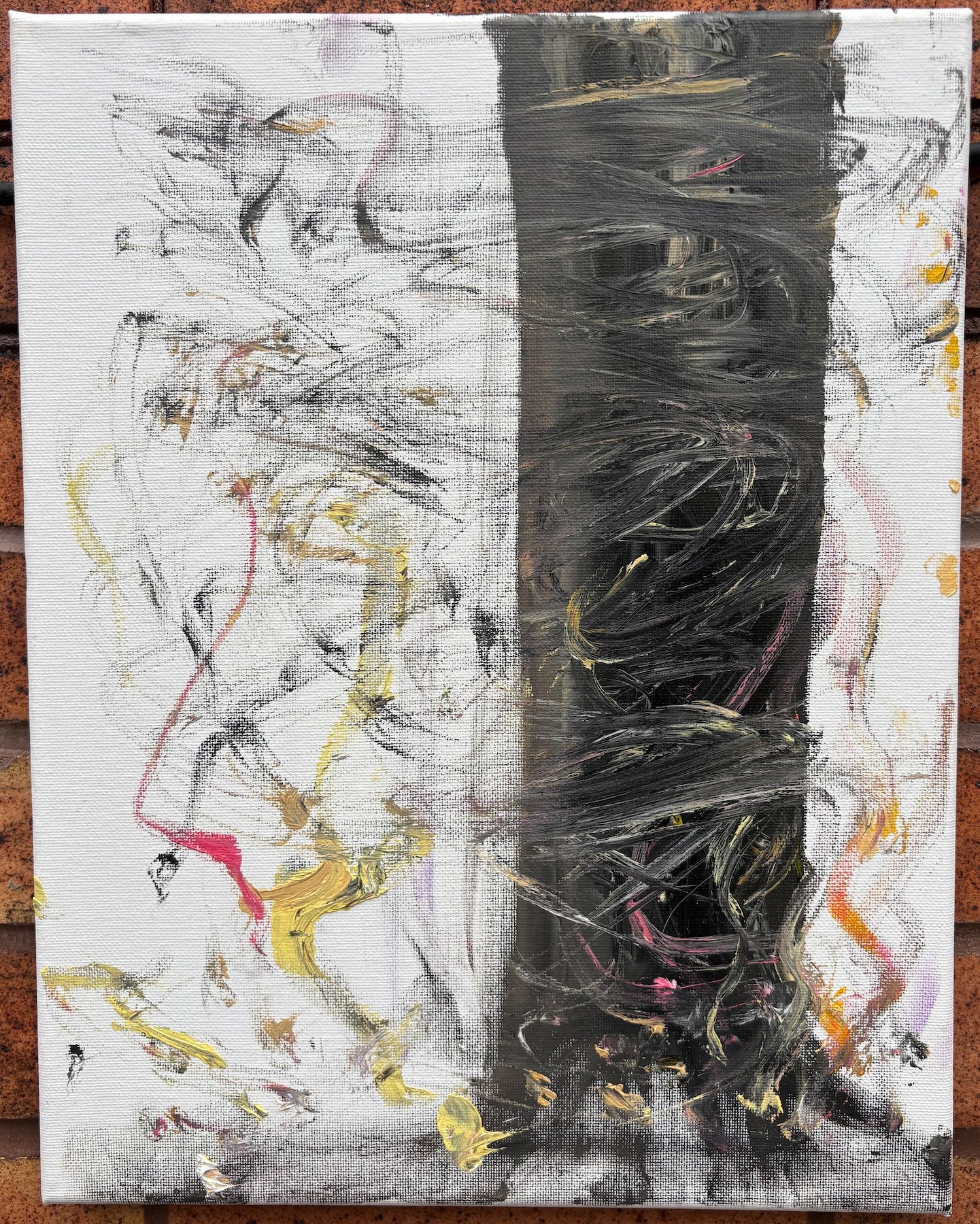 Tree Scrawl oil painting by Emily Levin